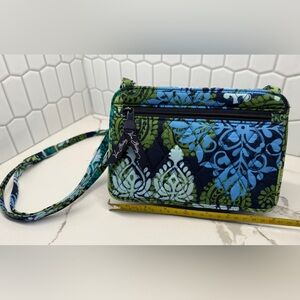 Vera Bradley Caribbean Sea Quilted Crossbody Bag